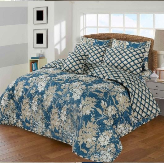 7 PCs Quilted Comforter Set CS-0001